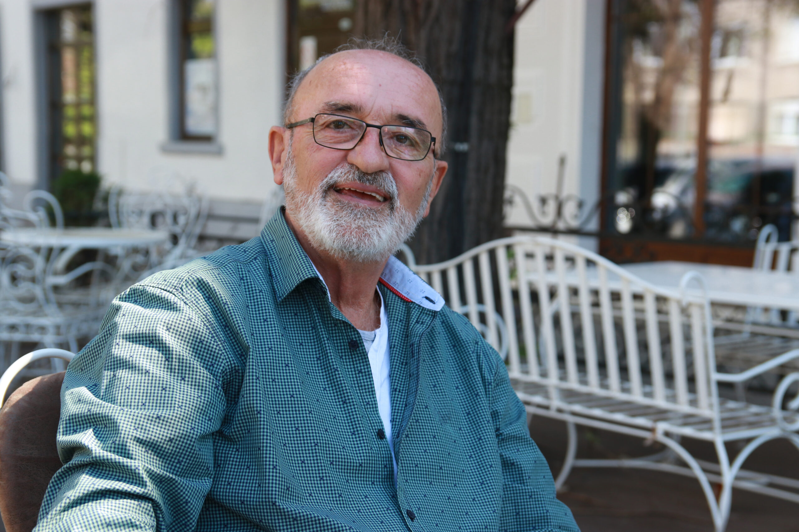 Turkish man at restaurant