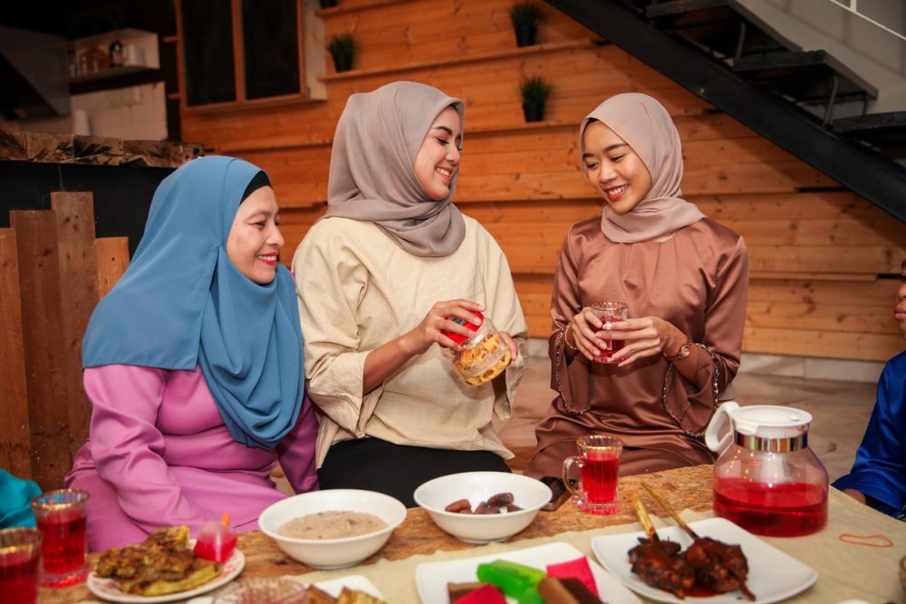 Muslim Women Cooking