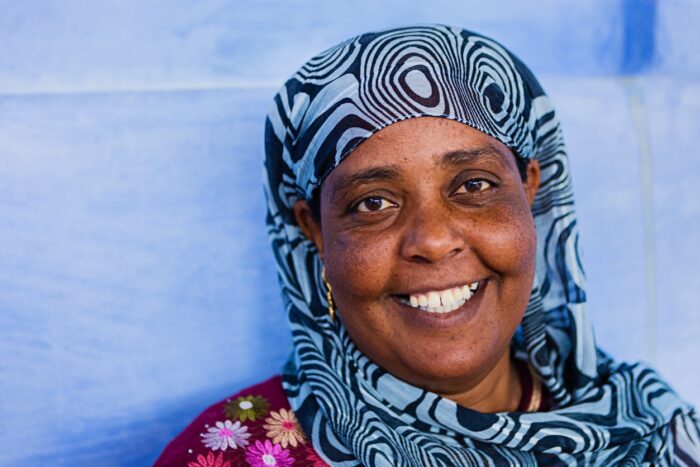 Smiling African Woman