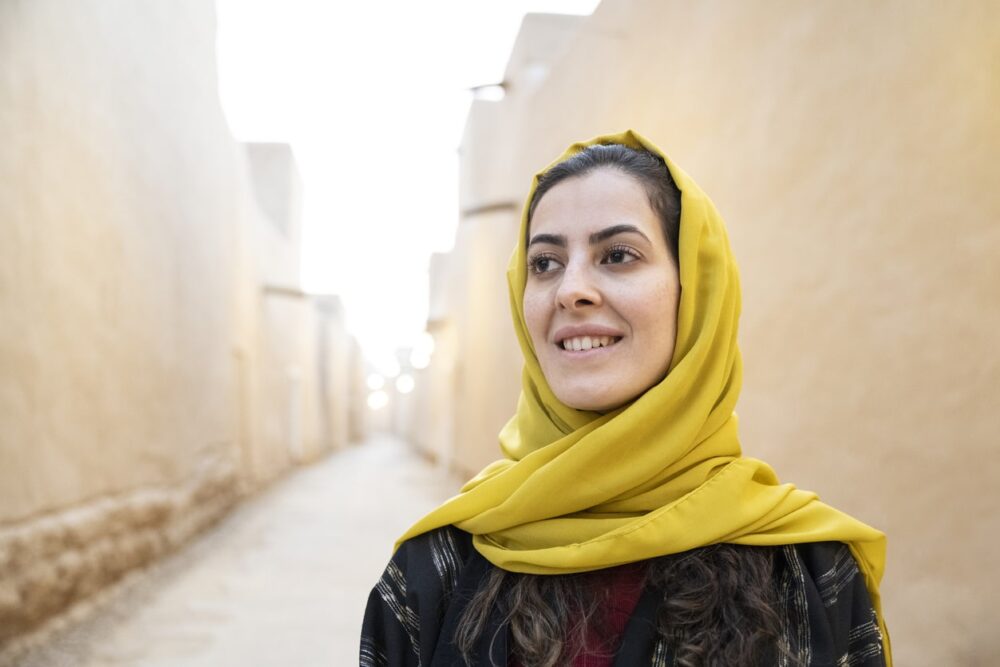 Smiling Woman In Hijab