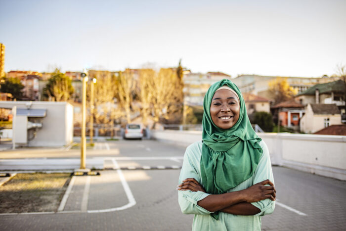 African woman in hijab