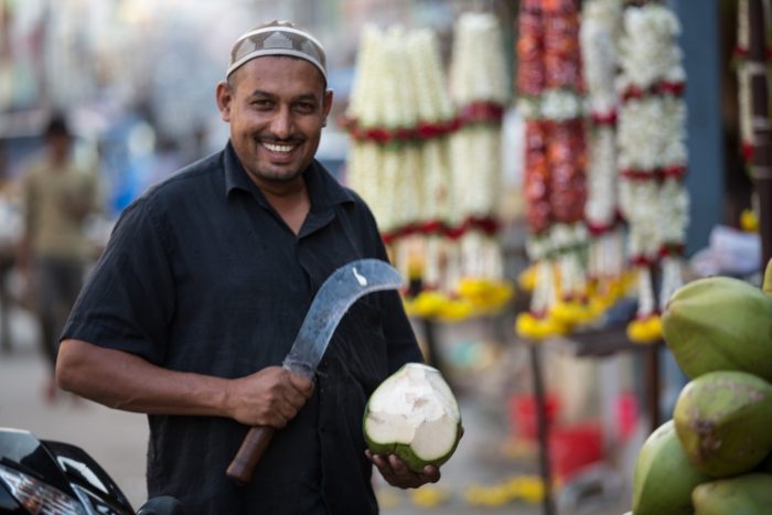 Coconut vendor