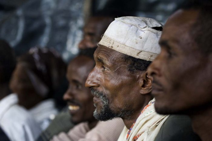 gathering of Muslim men