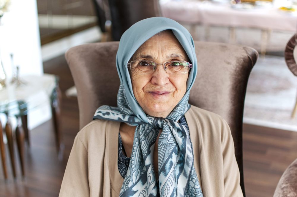 elderly Muslim woman