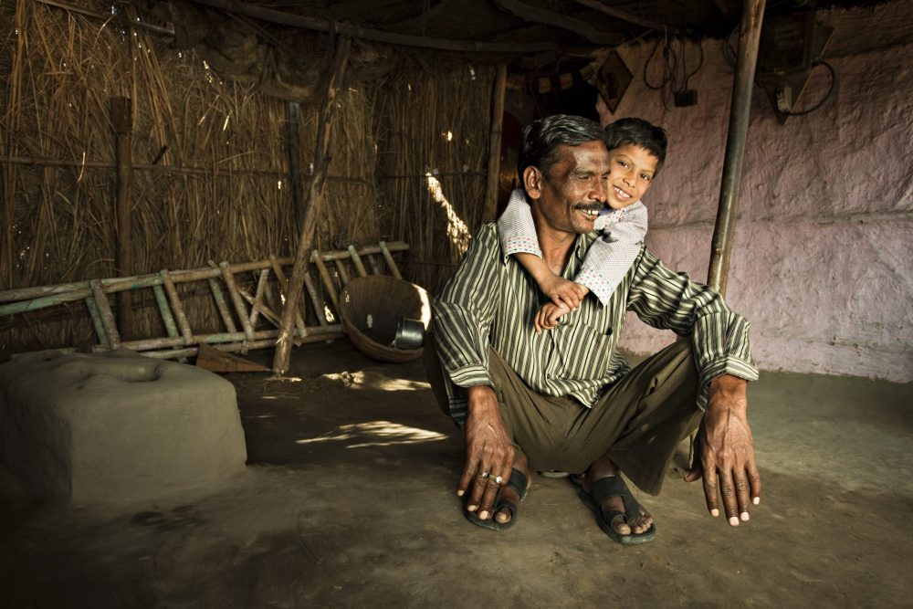 Father and son from India