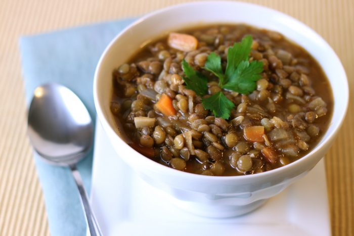 Syrian lentil soup