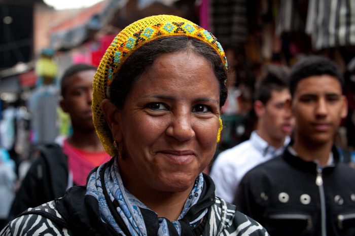 Muslim woman in Marrakesh