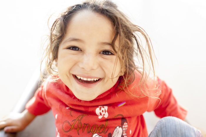 smiling Muslim girl