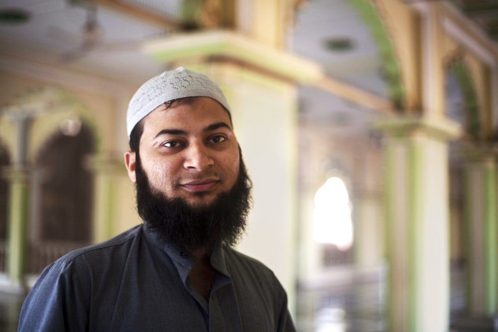 Muslim man in a mosque